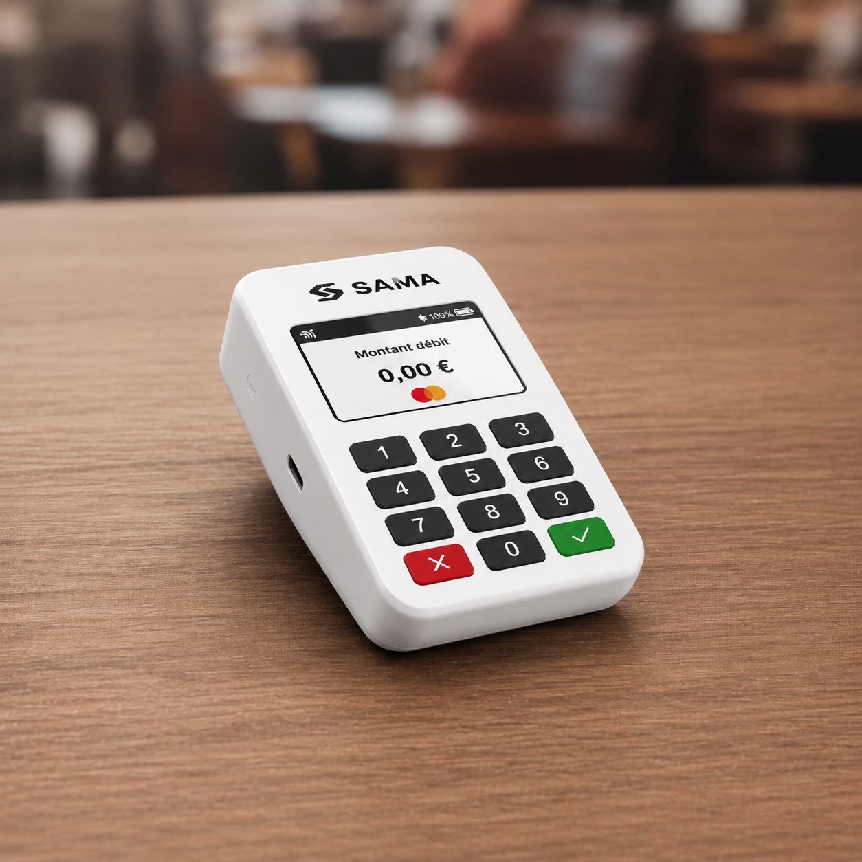 Terminal de paiement SAMA compact sans contact